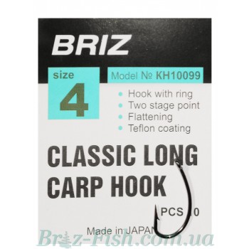 Карповый крючок "Classic Long Carp Hook"