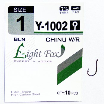 Рыболовные крючки "Light-Fox" Y-1002