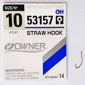 Крючок рыболовный "OWNER" Straw Hook