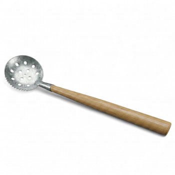 Черпак для льда с деревянной ручкой