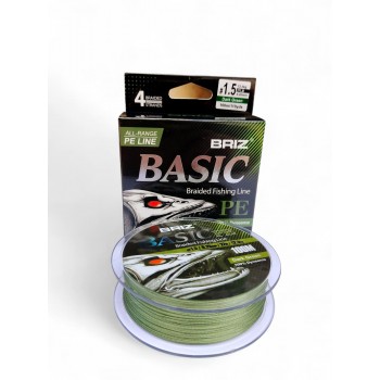 Рыболовный шнур Basic Briz Dark Green 100 м