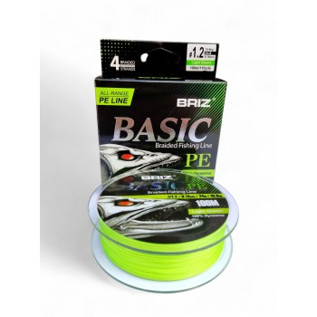 Рыболовный шнур Basic Briz Light Green 100 м