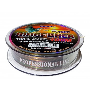 Рибальська волосінь Briz Kingfisher 100м Ø 0.18 - 0.60 мм Рибальська волосінь Briz Kingfisher 100м Ø 0.18 - 0.60 мм