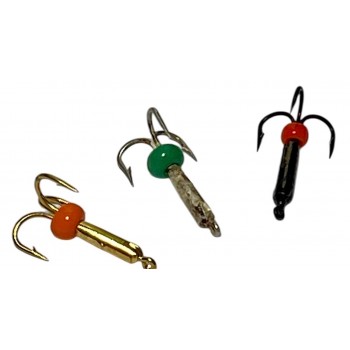 Мормишка вольфрамова чортик Ø 1.5 мм 0.2 g гальваніка Мормишка вольфрамова чортик Ø 1.5 мм 0.2 g гальваніка