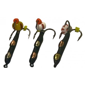 Мормышка вольфрамовая чёртик Ø 1.5 мм L 12 мм 0.4 g две коронки Мормышка вольфрамовая чёртик Ø 1.5 мм L 12 мм 0.4 g две коронки