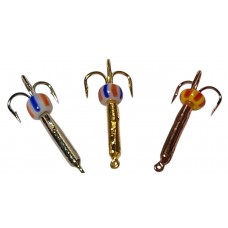 Мормышка вольфрамовая чёртик Ø 2,0 мм 0.4 g гальваника