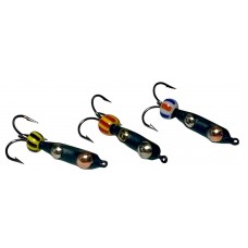 Мормышка вольфрамовая чёртик Ø 2,5 мм 0.8 g с коронкой Мормышка вольфрамовая чёртик Ø 2,5 мм 0.8 g с коронкой