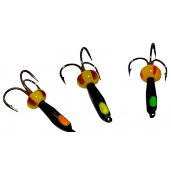 Мормышка вольфрамовая чёртик Ø 1.5 мм 0.2 g цветной