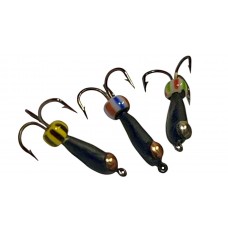 Мормышка вольфрамовая чёртик Ø 2,5 мм 0.6 g с коронкой Мормышка вольфрамовая чёртик Ø 2,5 мм 0.6 g с коронкой