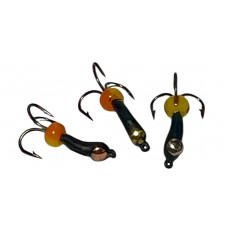 Мормышка вольфрамовая чёртик - уралка Ø 2,0 мм 0.4 g с коронкой