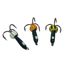 Мормышка вольфрамовая чёртик Ø 1.5 мм 0.2 g с фосфорной крапинкой