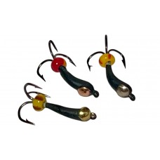 Мормышка вольфрамовая чёртик - уралка Ø 2,5 мм 0.5 g с коронкой