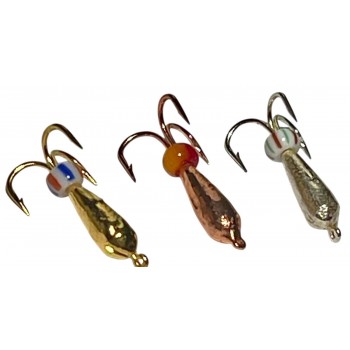 Мормишка вольфрамова чортик Ø 3,0 мм 0.7 g гальваніка Мормишка вольфрамова чортик Ø 3,0 мм 0.7 g гальваніка