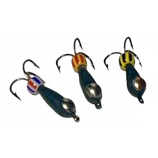 Мормышка вольфрамовая чёртик Ø 3,0 мм 0.5 g с коронкой Мормышка вольфрамовая чёртик Ø 3,0 мм 0.5 g с коронкой