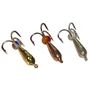 Мормышка вольфрамовая чёртик Ø 2,0 мм 0.3 g гальваника