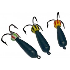 Мормышка вольфрамовая чёртик Ø 3,0 мм L 10 мм 1,0 g чёрный Мормышка вольфрамовая чёртик Ø 3,0 мм L 10 мм 1,0 g чёрный