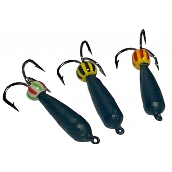 Мормышка вольфрамовая чёртик Ø 3,0 мм L 10 мм 1,0 g чёрный