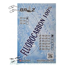 Поводки флюорокарбоновые Briz (2 шт.)